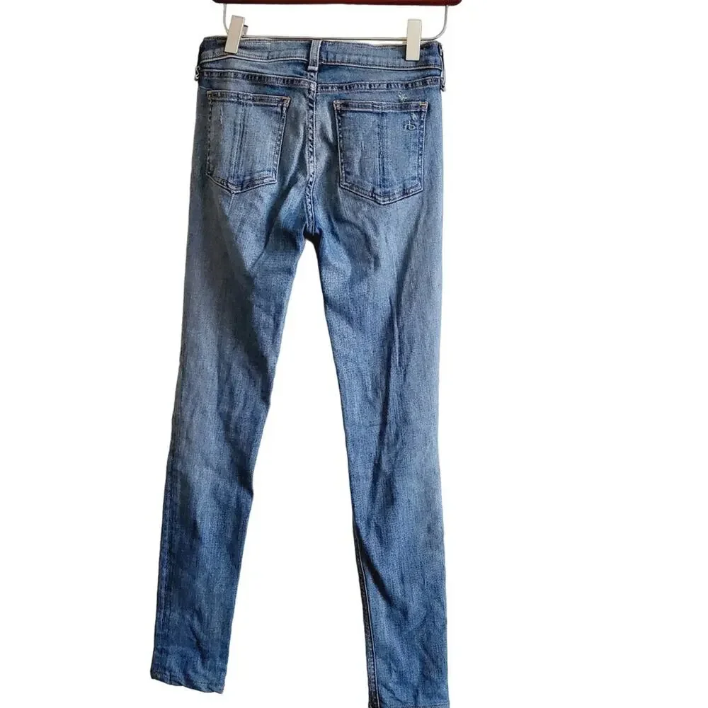 Rag & Bone 26 skinny distressed denim jeans